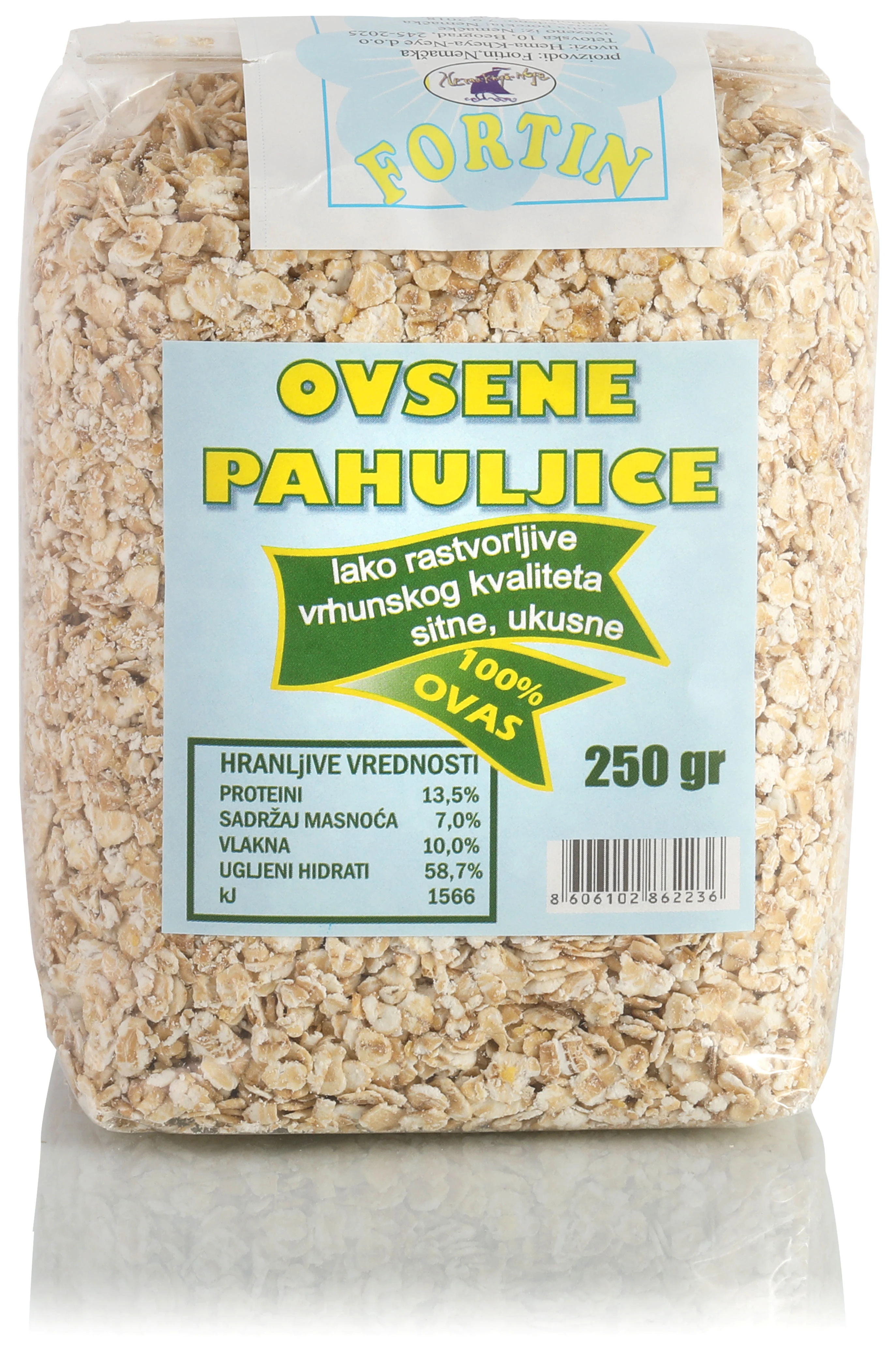 Ovsene pahuljice 250 g Fortin